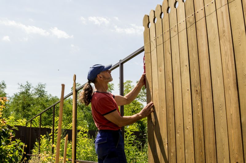 Local Wood Fencing pros at work