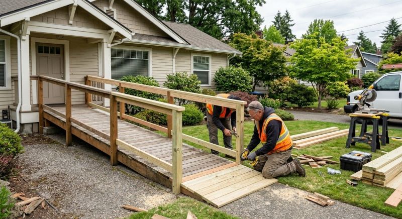 Accessible Ramp Installation in Conroe, TX