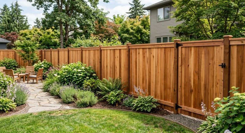 Cedar Fencing Installation in Pearland, TX