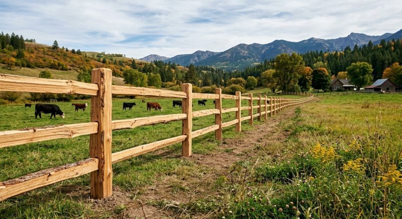 Rail Fence Replacement in Roseville, CA