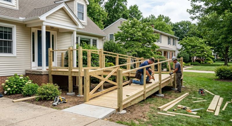 Stair Ramp Construction in Wilmington, NC